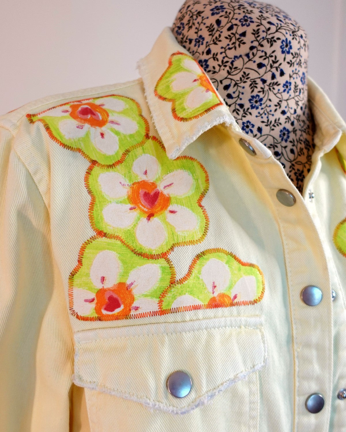 The Clementine - Yellow Denim Shacket - Size 14