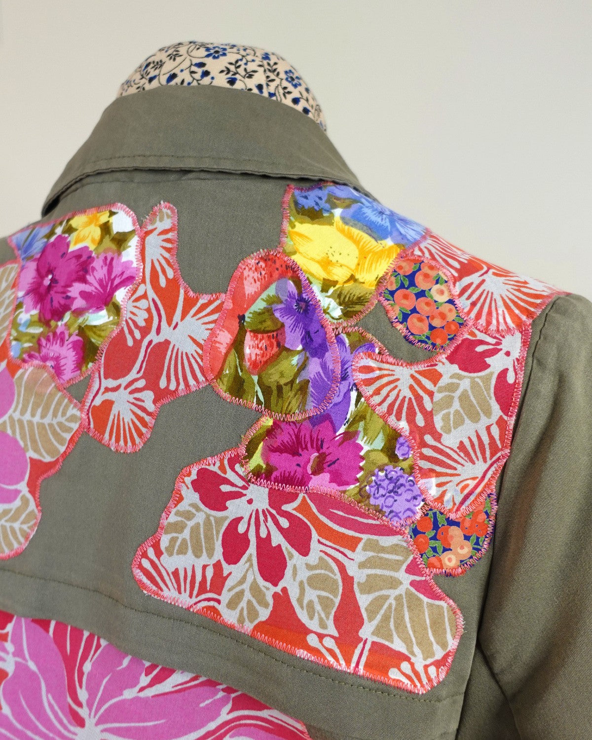 The Zaynab - Khaki Waterfall Jacket - Size 14