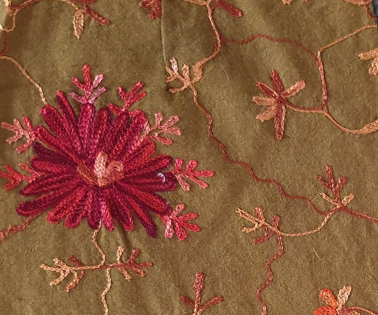 Let's Talk About...My Favourite Fabric: Embroidered Green Tweed