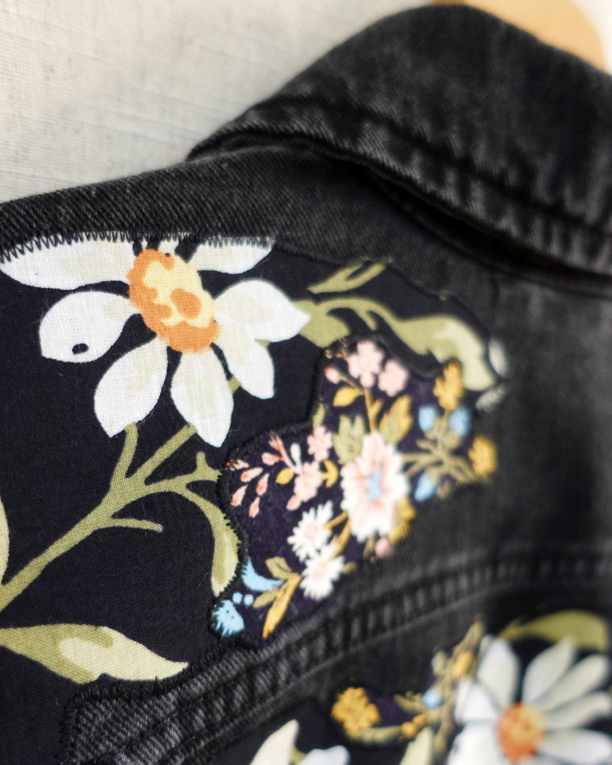 The Esme - Black Denim Jacket - Size 8-10