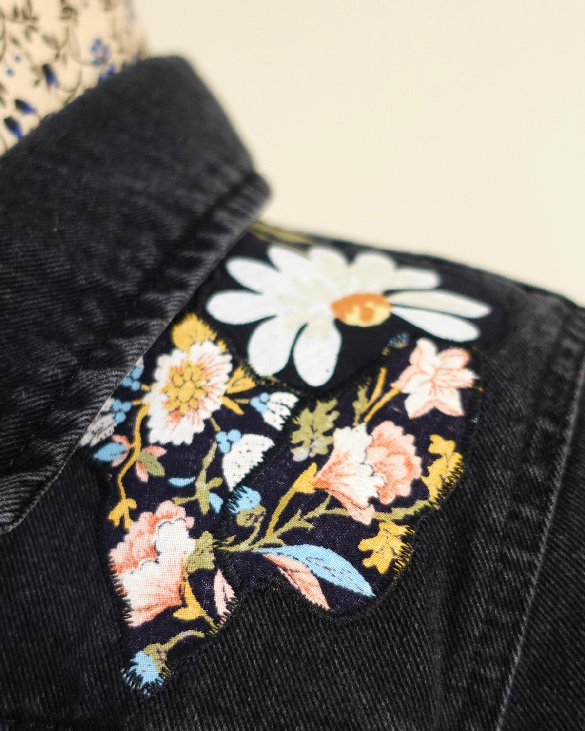 The Esme - Black Denim Jacket - Size 8-10