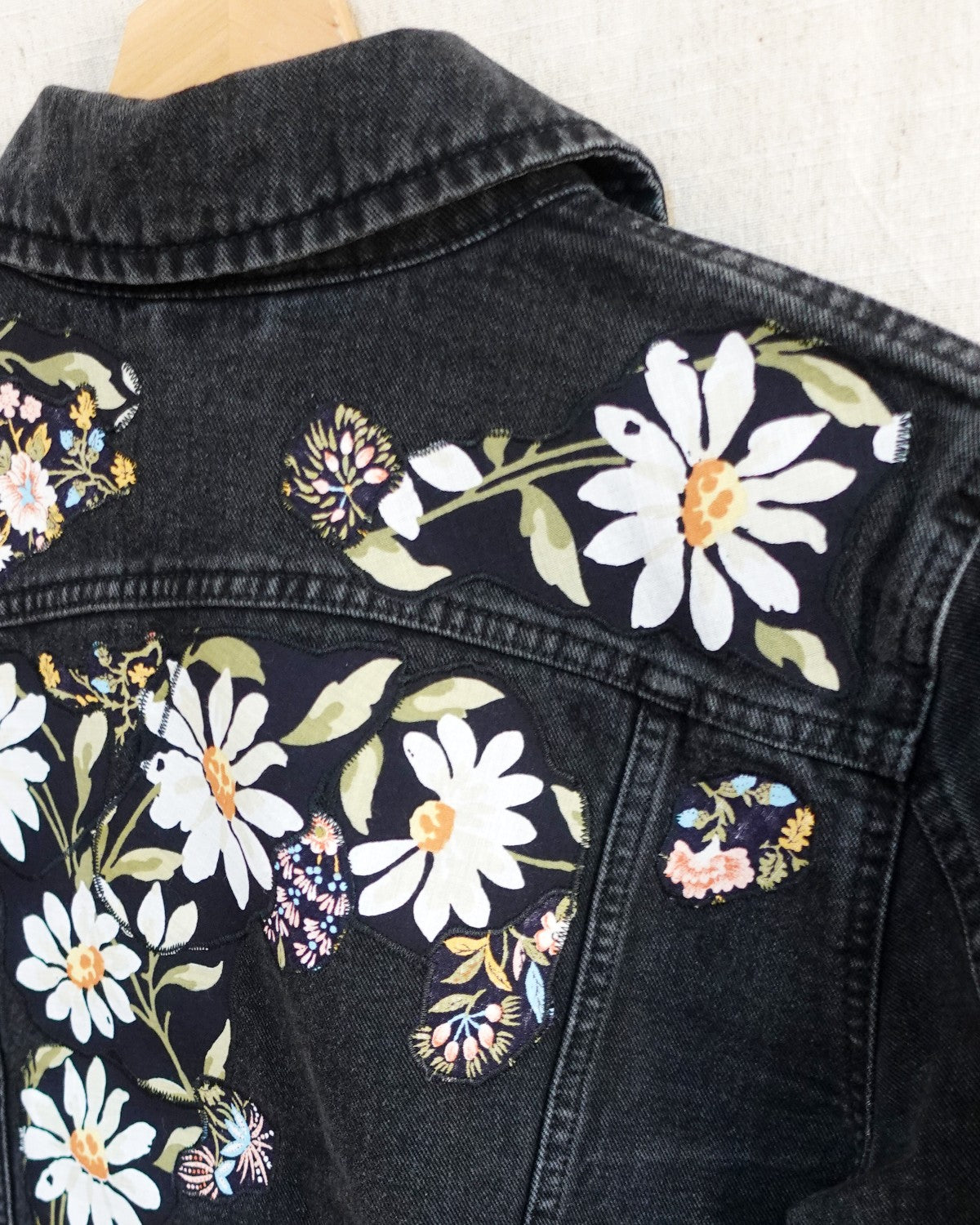 The Esme - Black Denim Jacket - Size 8-10