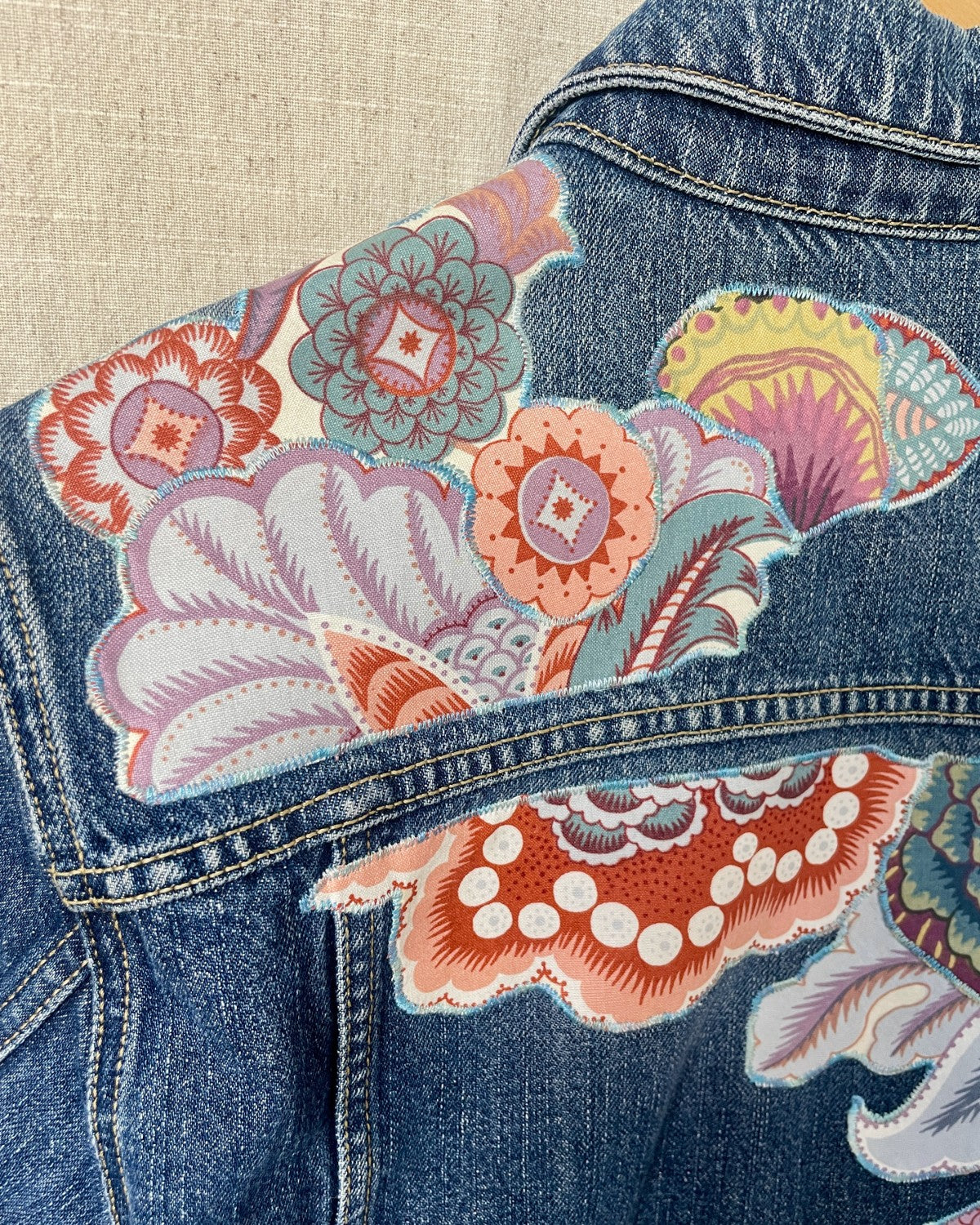 The Heather - Blue Denim Jacket - Size 10