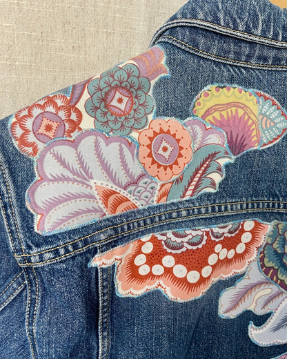 The Heather - Blue Denim Jacket - Size 10