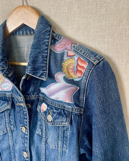 The Heather - Blue Denim Jacket - Size 10