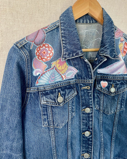 The Heather - Blue Denim Jacket - Size 10