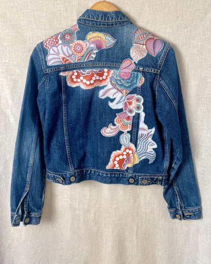 The Heather - Blue Denim Jacket - Size 10