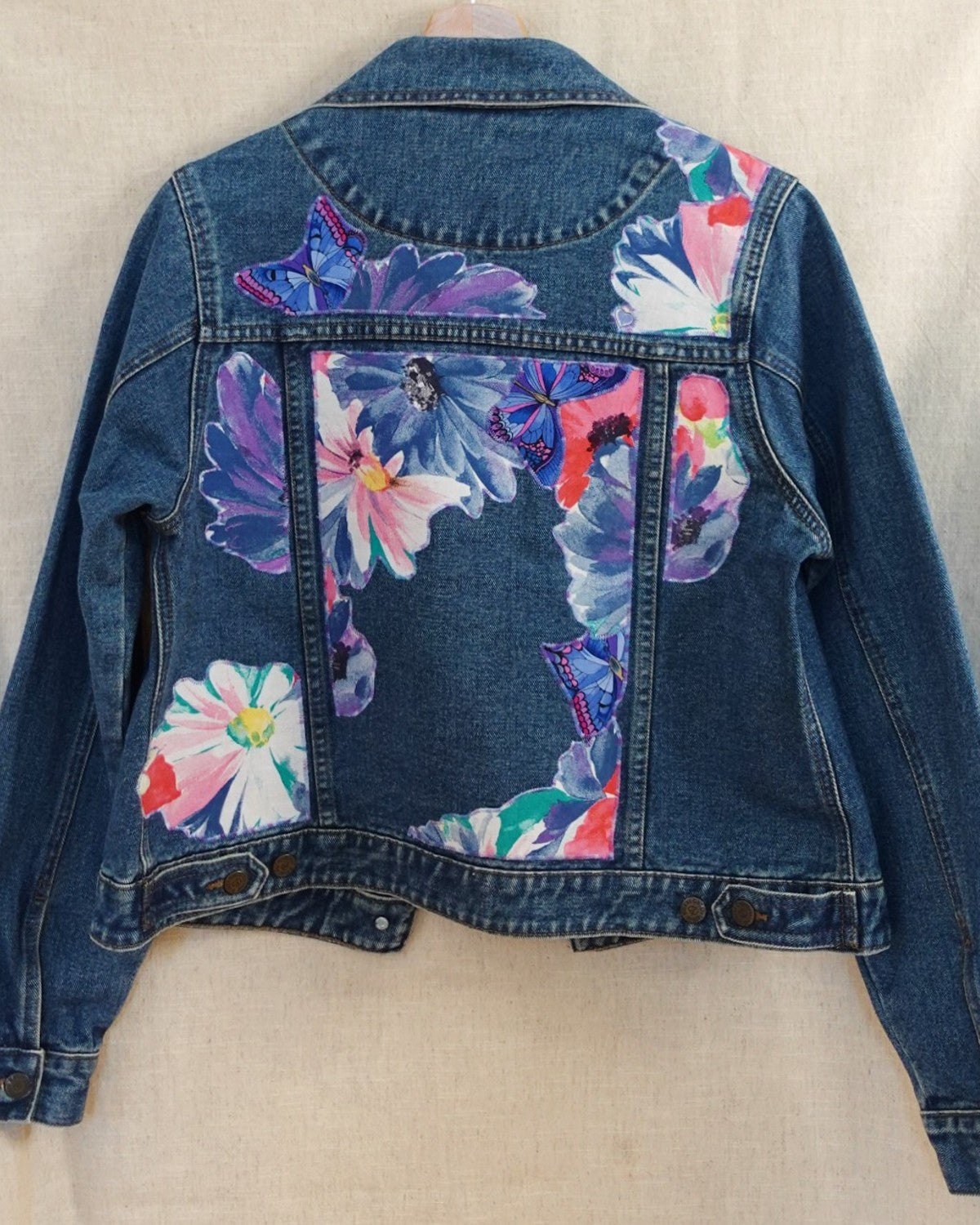 The Maeve - Dark Blue Denim Jacket - Size 10-12