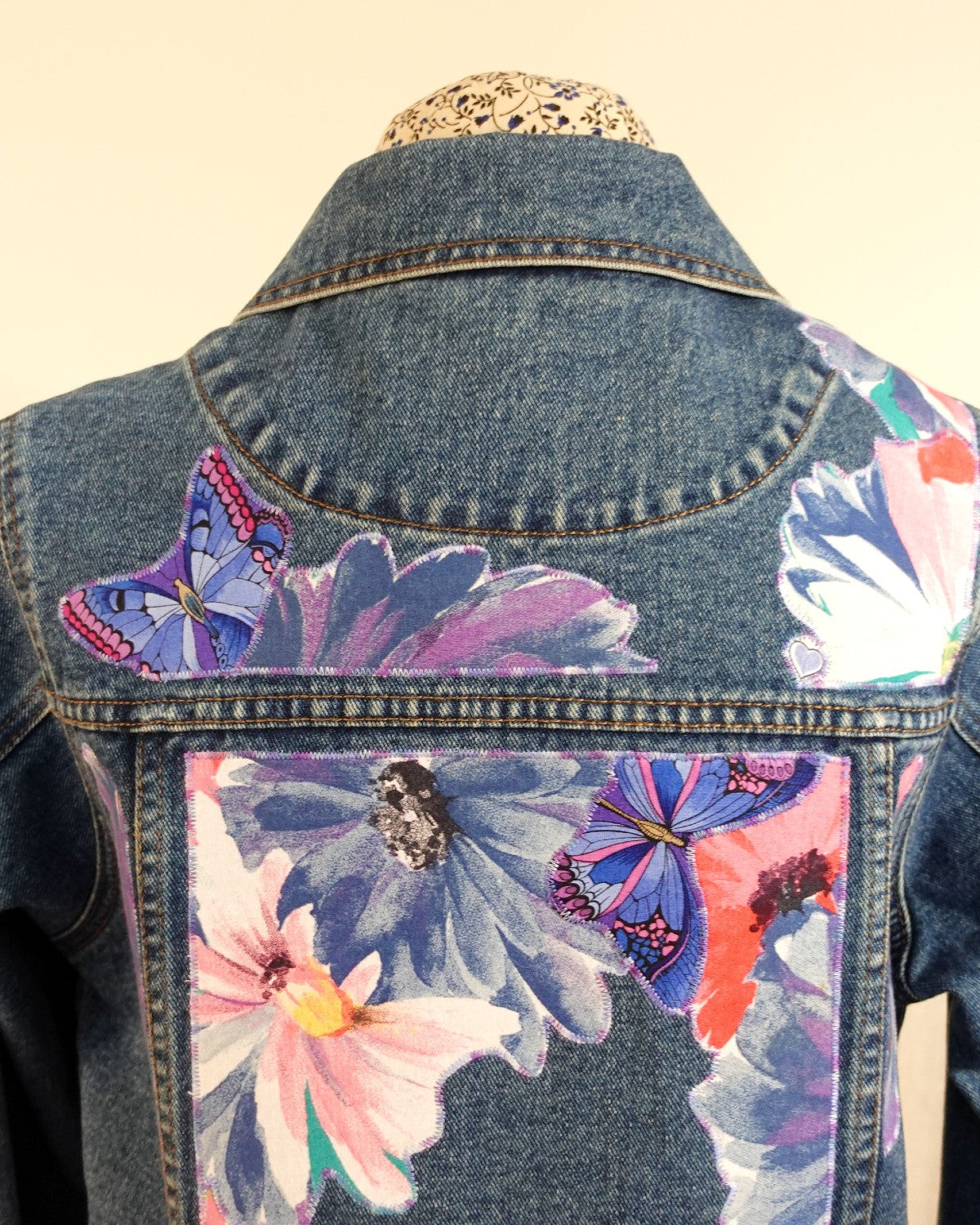 The Maeve - Dark Blue Denim Jacket - Size 10-12