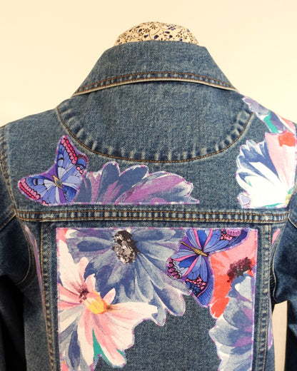 The Maeve - Dark Blue Denim Jacket - Size 10-12