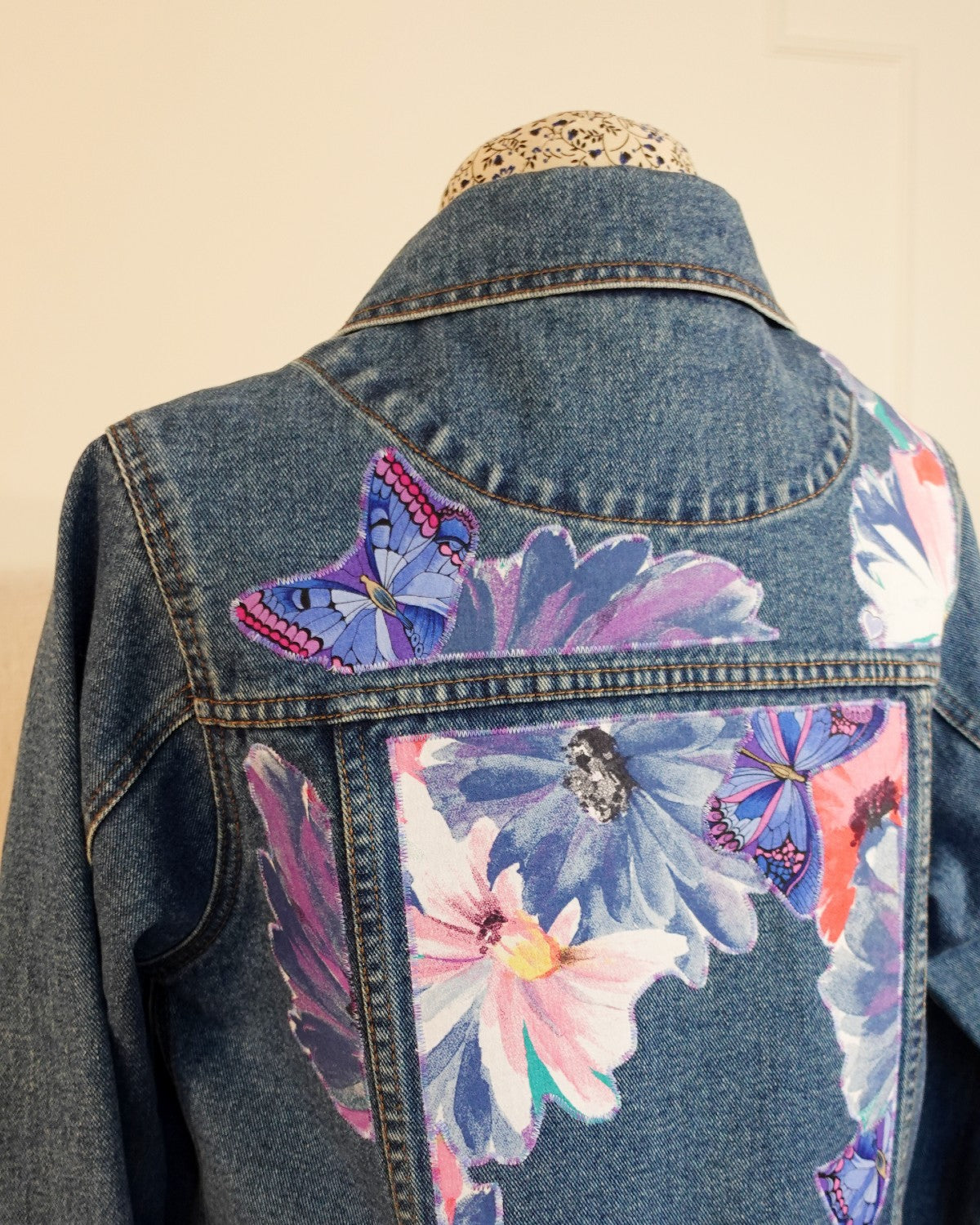 The Maeve - Dark Blue Denim Jacket - Size 10-12
