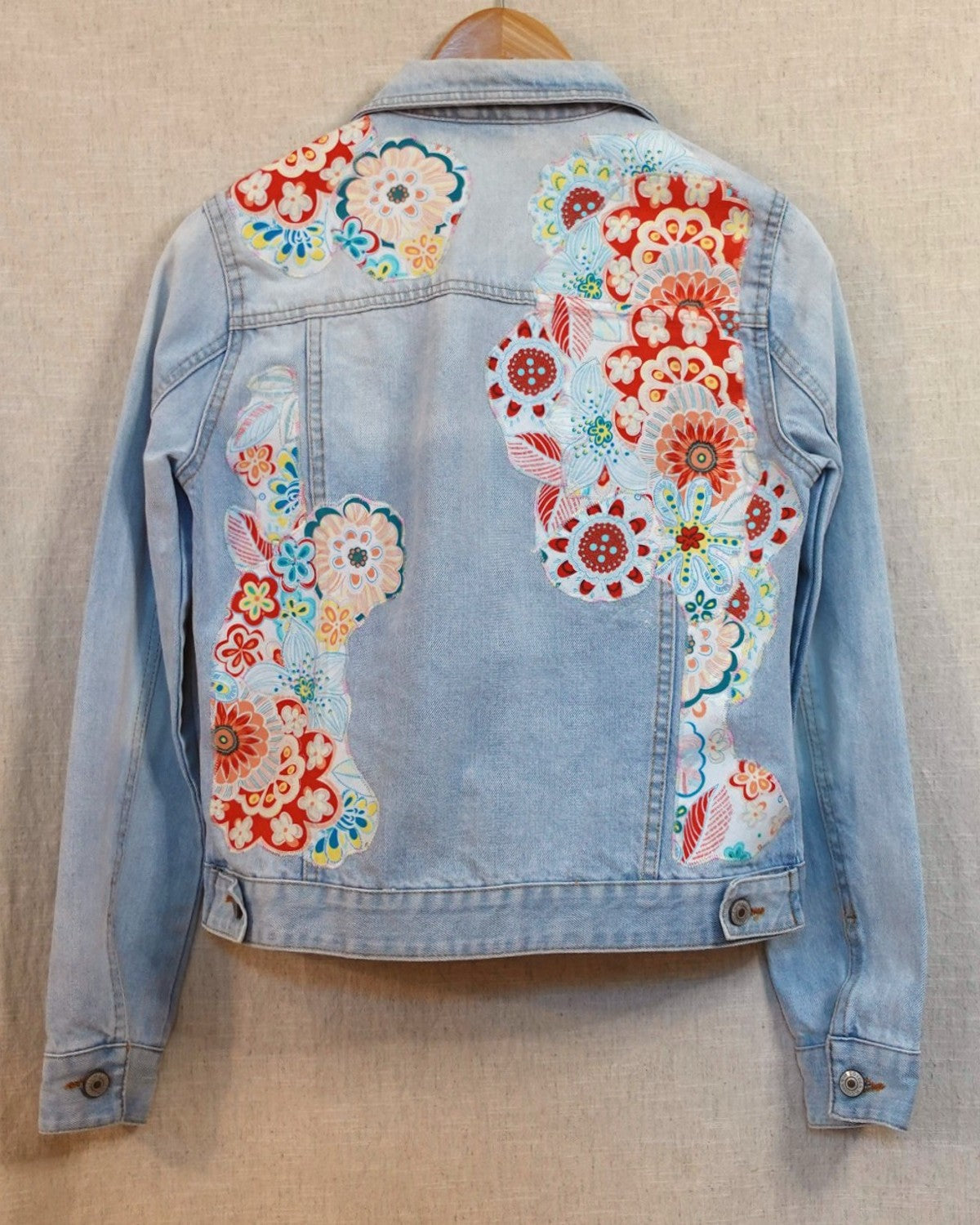 The Piper - Pale Blue Denim Jacket - Size 6