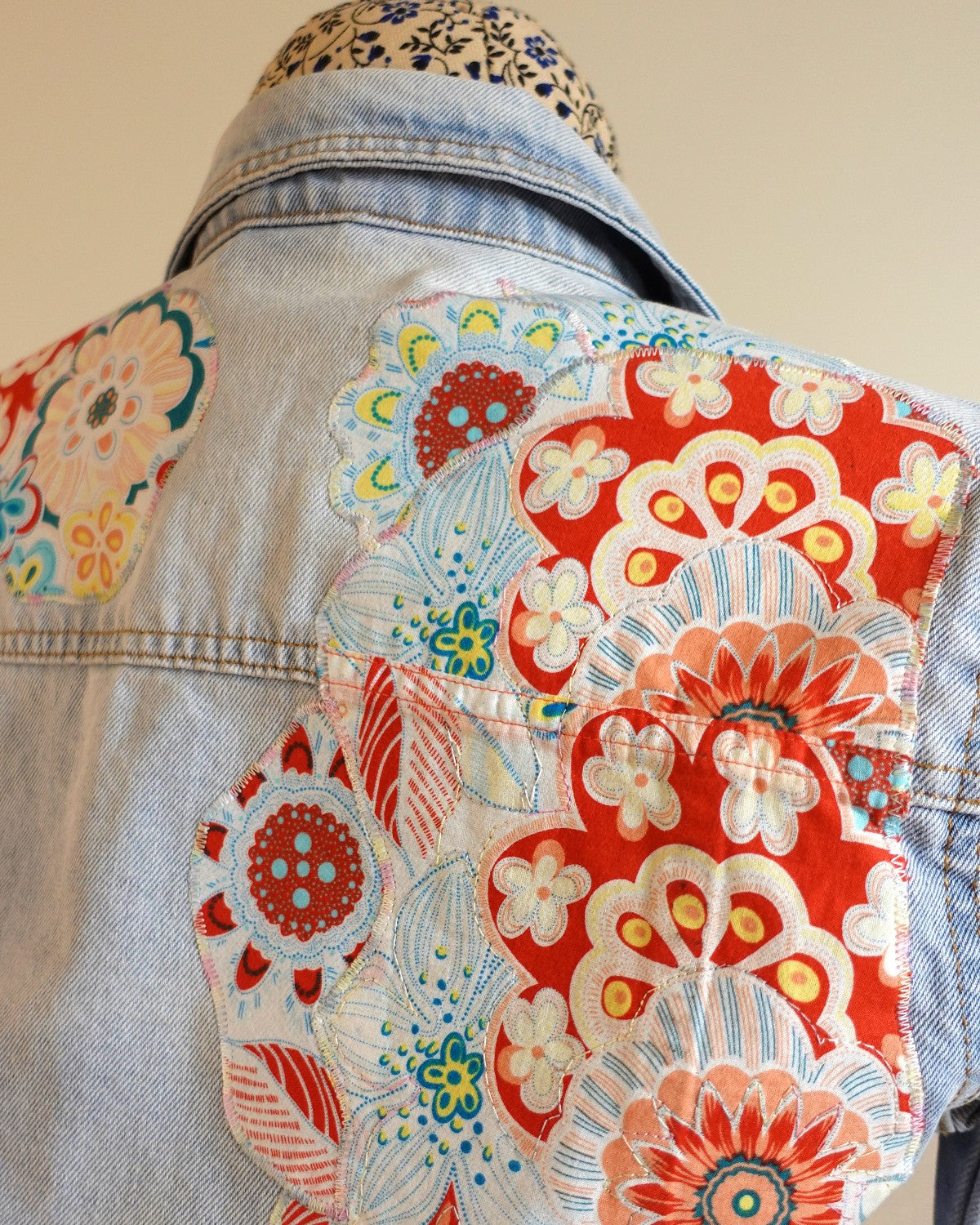 The Piper - Pale Blue Denim Jacket - Size 6