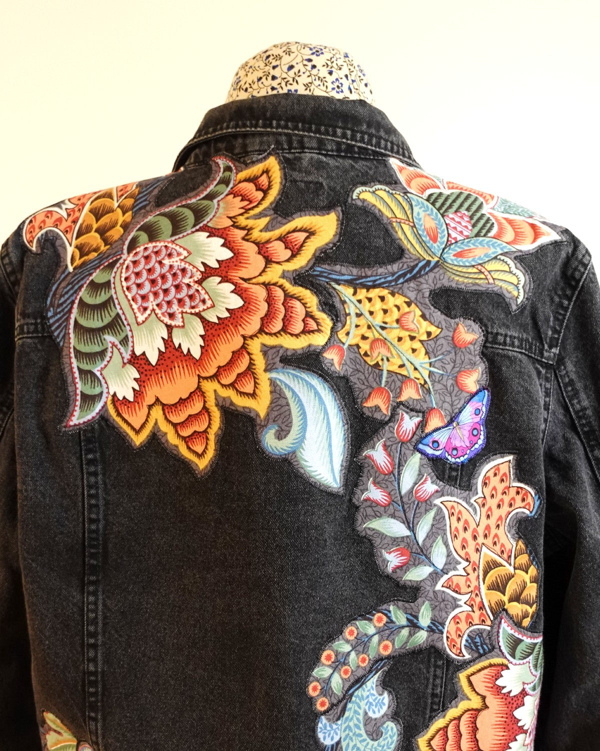 The Sukhi - Black Denim Jacket - Size 12-14